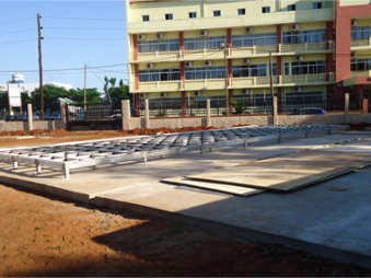 On site assembly of shelters